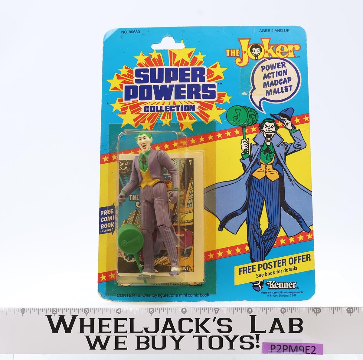 The Joker DC Comics Super Powers Collection 1984 Kenner Action