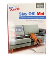 Pet Parade Stay Off! Mat Touch Sensitive Pet Training Pad 48x8.5 in Open Box