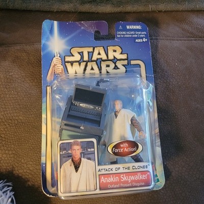 Hasbro Attack of the Clones Anakin Skywalker w/ Force Action 2002