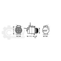 Kompressor Klimaanlage FüR BMW X5 3.0D Bj.03-06