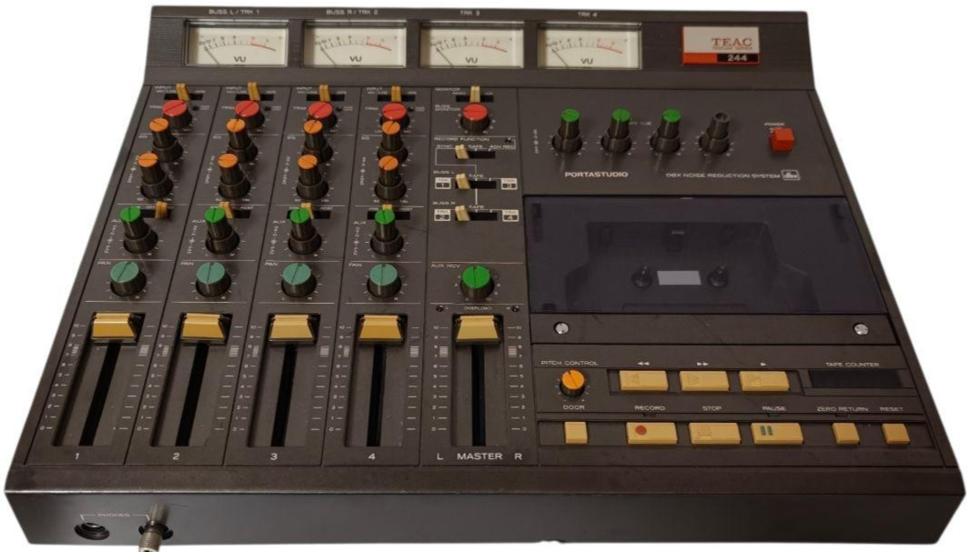 TASCAM Portastudio 244 TEAC Multitrack Cassette Recorder Vintage