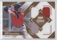 2016 Panini Elite Extra Edition Quad Materials Holo Gold 79/99 Yoan Moncada 0af