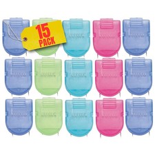 Cubicle Clips Assorted Colors Cubicle Clips for Fabric Walls 15 Pack