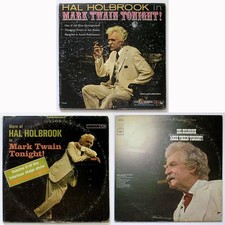 HAL HOLBROOK MARK TWAIN TONIGHT! 3 LPs