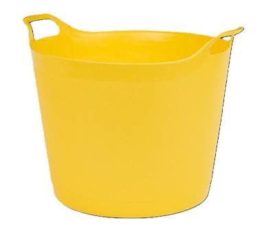 6x WHAM 29556 Medium Flexi-Store Runde Wanne 25 Liter   Gelb