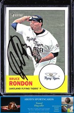 2012 Topps Heritage Minor League *Bruce Rondon **Card #132** AUTO (RC)