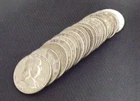 1949-63 FRANKLIN HALF DOLLAR 90% SILVER ROLL OF 20 COINS UNITED STATES USA $.50