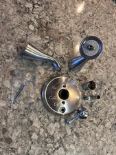 Kohler, Revival Bath and Shower faucet, brushed chrome, T16115-4A-G