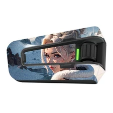 For Cardo Packtalk Edge Neo Pro Stickers Matte Wrap Decals Anime Winter Girl