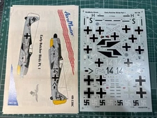 AeroMaster 1/48 Fw-190A-3/4 Early Butcher Birds Pt 1 Decal Sheet 48-138C