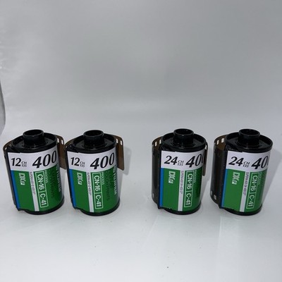 Fujicolor Superia Film 4 Rolls Color Prints 2@ 12 and 2@ 24 Exposures Expired