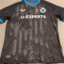 Castore Club Brugge Maxim De Cuyper 55 Soccer Jersey Men’s L Black/Blue Official