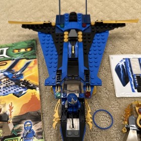 LEGO NINJAGO: Jay's Storm Fighter (9442) 99% Complete