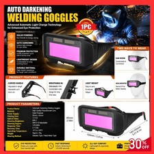 Automatische Verdunkelung Schwei&szlig;ermaske Helmbrille Automatisch Dimmen Schwei&szlig;erbrille