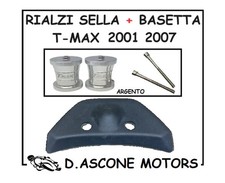 KIT RIALZI SCHIENALE BASETTA SELLA TMAX 2001 2007 ARGENTO