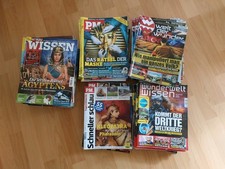 92 Zeitschriften: Welt der Wunder Kompakt, P.M., Hörzu Wissen, Wunderwelt Wissen