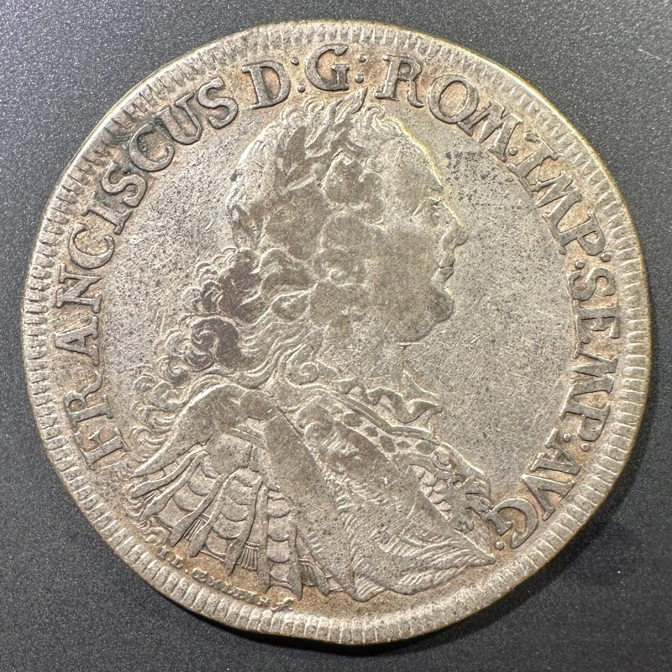 1754 ICB Regensburg German States City View Thaler Very Scarce Type Coin - Image 2 of 2