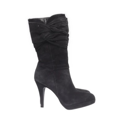 Geox, Stiefeletten, Größe: 38 1/2, Schwarz, Leder, Damen #YEO