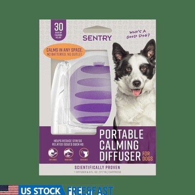 Portable Calming Pheromone Diffuser Dogs Reduces Stress Anxiety Behavior 1.1 Oz
