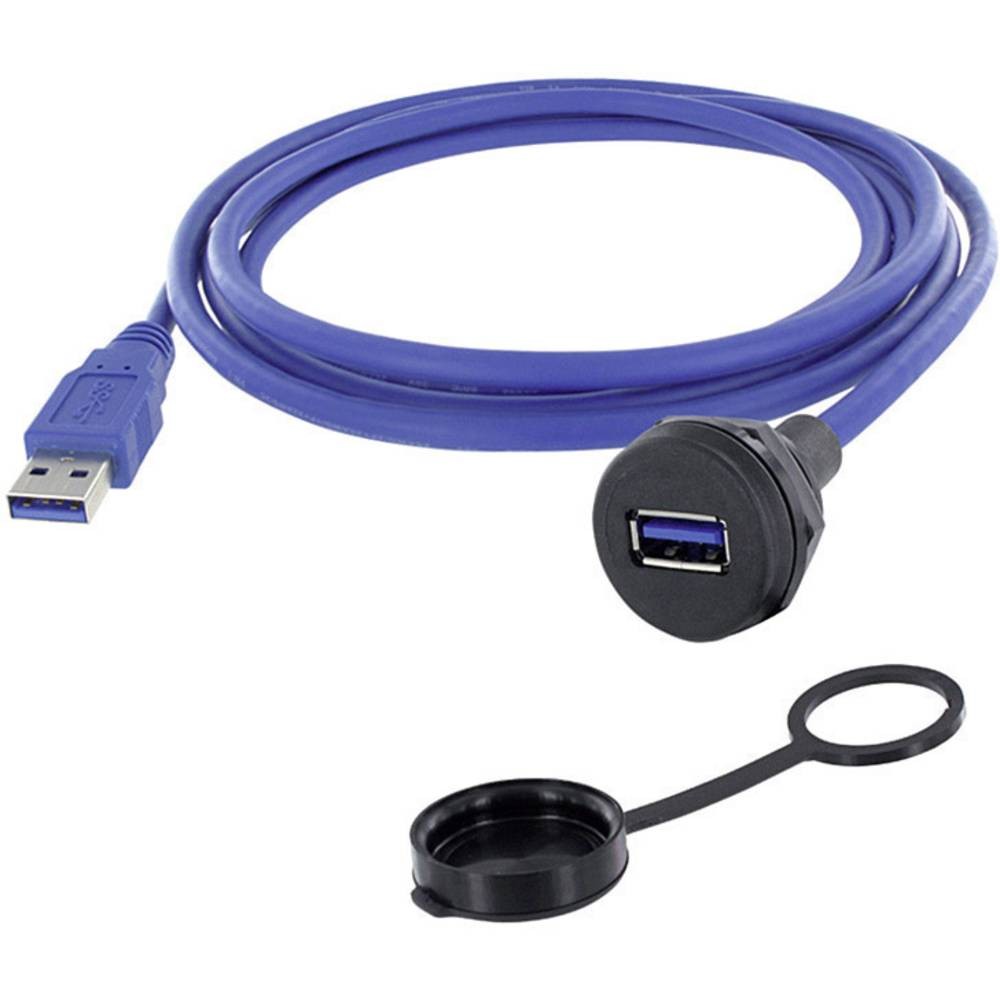 USB 3.0 type A embase femelle de chassis encitech 1310-1019-03 M22 1 pc