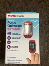 Portable Pulse Oximeter Measures Oxygen Level and Pulse Rate CVS Health new