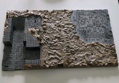 Mega Bloks Halo Battlescape Desert Terrain Base Plate AM17830 96837 Diorama