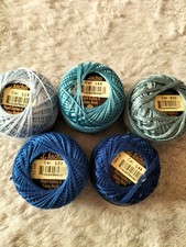 5 x Perlgarn, Anchor, Stärke 8  (6)