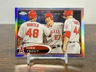 2012 Topps Chrome #144 Mike Trout REFRACTOR Angels 2nd Year Card