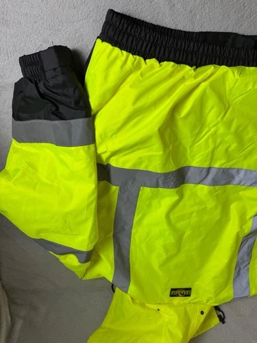 Radwear Safety Jacket Mens Large Multicolor Full Zip Hooded High Visibility image 9