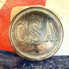 Dug Civil War 💥 🇺🇸 💣  Confederate Veterans CSA Ciat Button PH LA