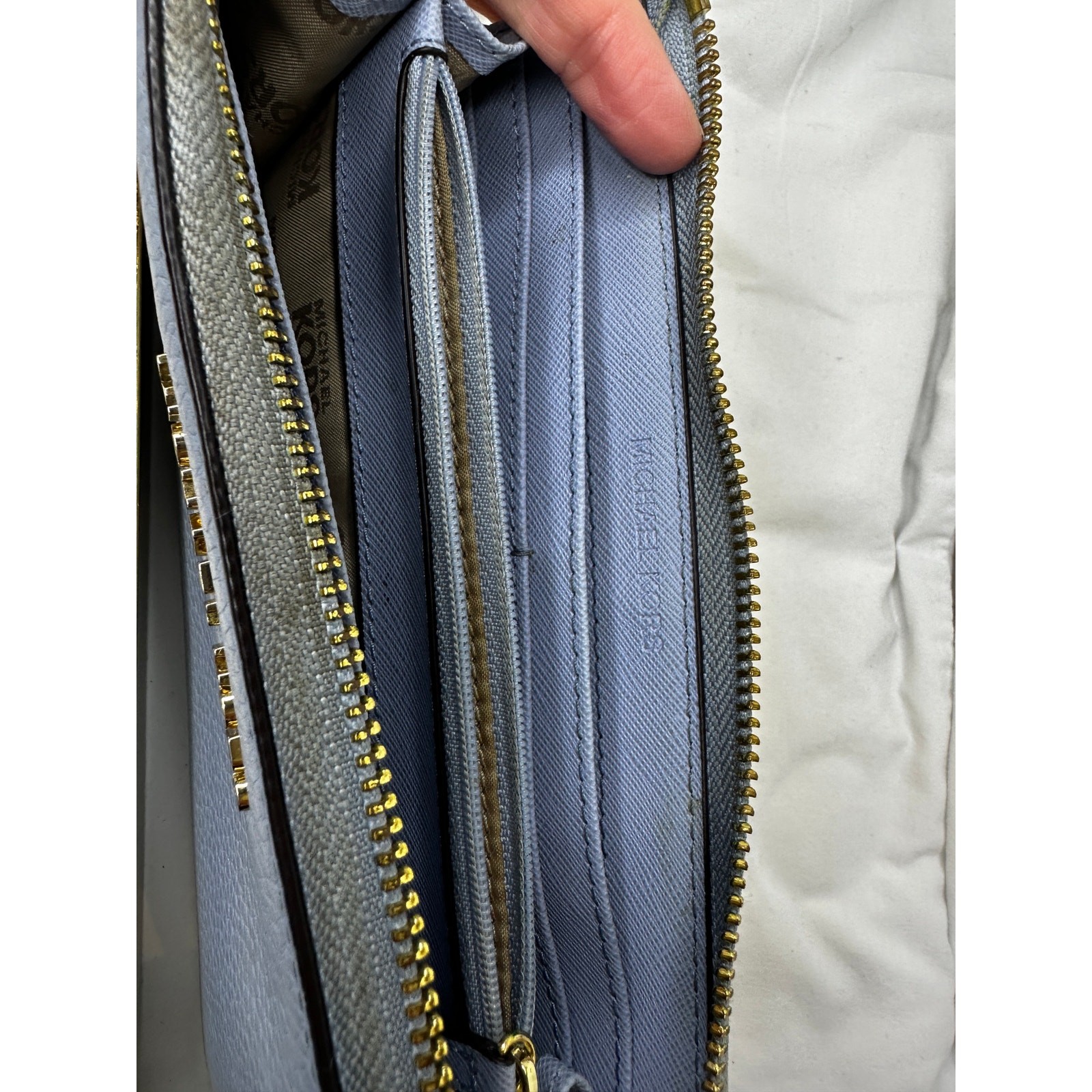 Michael Kors Adele Continental Pebble Leather Wal… - image 11