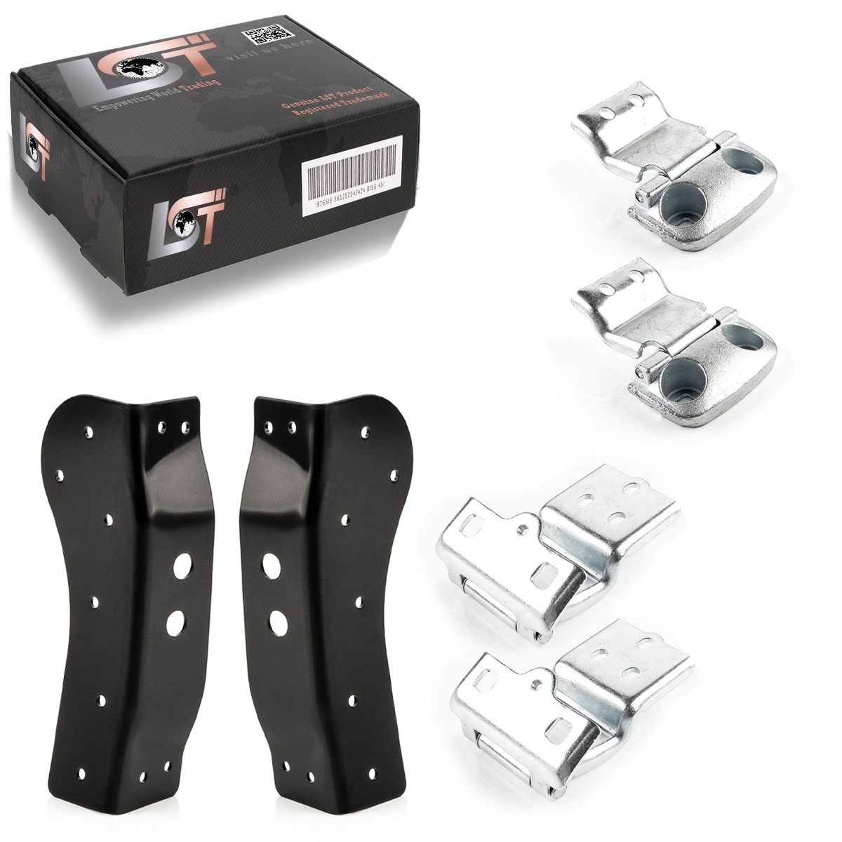 4x Rear Door Hinge Set Top Bottom Left Right 180 Degree for Fiat Ducato III 250