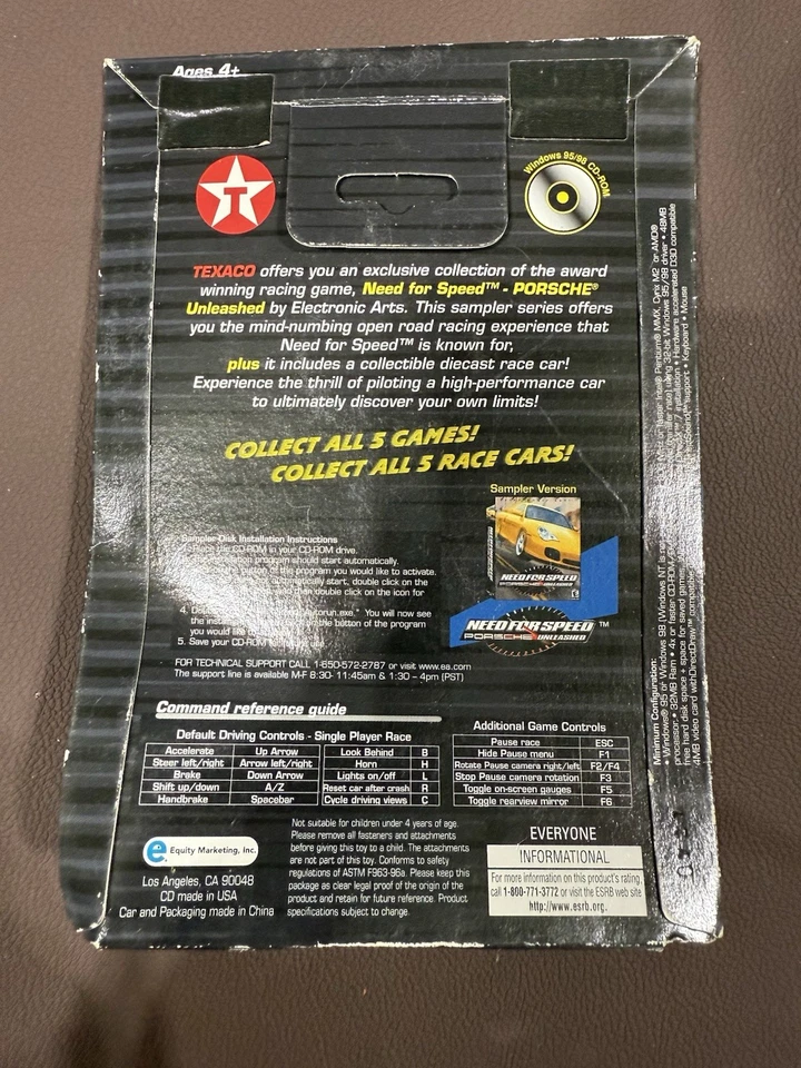 Sampler Need For Speed Porsche Unleashed 356 con fundido a presión 1:64 #28 Havoline NASCAR Foto 2 de 2