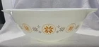 Pyrex 444 Town & Country Brown Wheat 4 Qt Mixing Bowl Vintage MCM