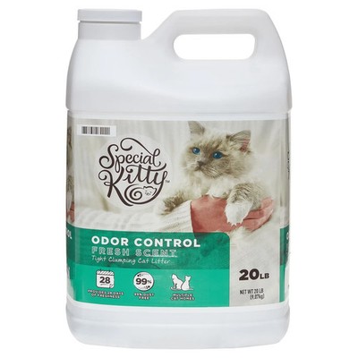 20 lb Special Kitty Cat Litter Tight Clumping Odor Control Fresh Scent