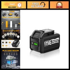 5Ah Lithium Ion Replacement Battery for 20V Cordless Power Tools  Chargers