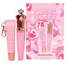 SUNKISSED LIP GLOSS & LIP CONDITIONER SUGAR SWEET MARSHMALLOW GIFT SET