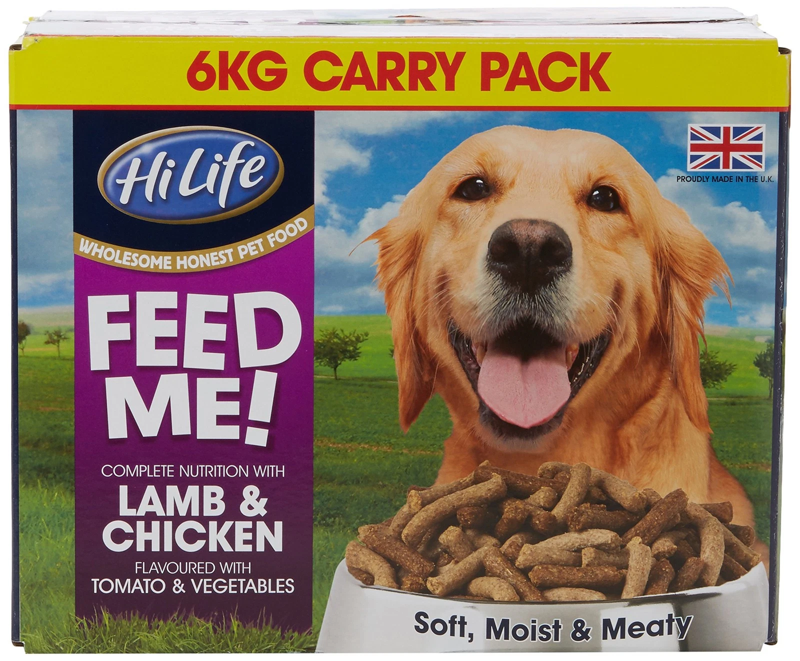 FEED ME! - Complete Dry Dog Food - Lamb Chicken Tomato Vegetables - Soft,