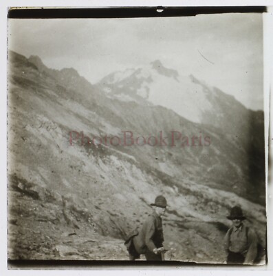 Frankreich Kragen Aus dem Kreuz Des Schneemann Montagne Hoto Stereo Glas 1928