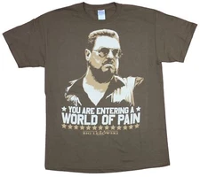 The Big Lebowski Mens T-Shirt  - Walter You Are Entering Into A World Of Pain