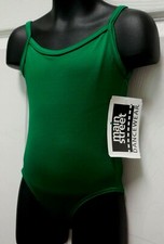 Kelly Camisole Leotard Classic Dance Front Lined Kelly Green Ladies 86001 NWT
