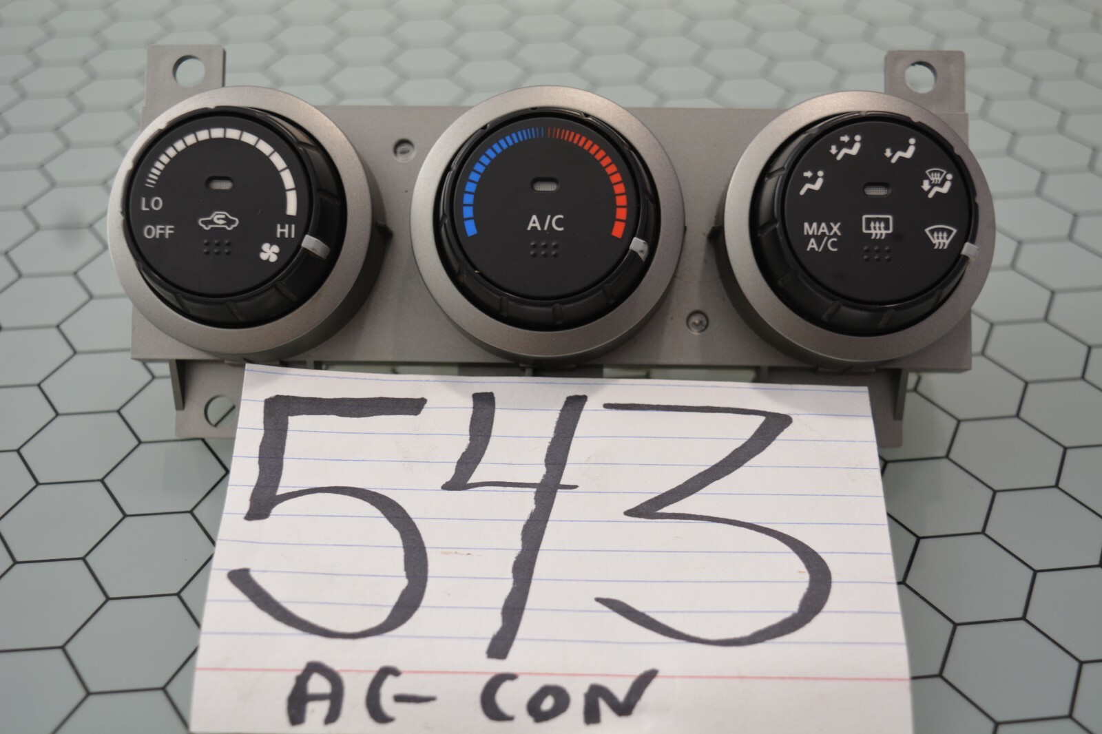 11 12 13 14 15 Nissan Rogue AC and Heater Control Used Stock #543-AC
