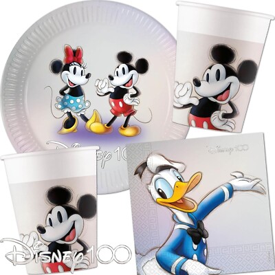 DONALD DUCK PARTY SET 37 tlg Kindergeburtstag Kinder Geburtstag Deko Disney 100