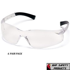 PYRAMEX MINI ZTEK SMALL SIZE SAFETY GLASSES CLEAR WOMEN KIDS S2510SN 6 PAIR