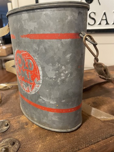 Old Pal Vintage Tin Bait Bucket With Strap RARE🦄 - Picture 2 of 10