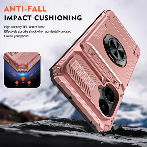 For Boost Mobile Celero 5G 2024 360°Rotated Kickstand Heavy Duty Shockproof Case - 第 56/67 張圖片