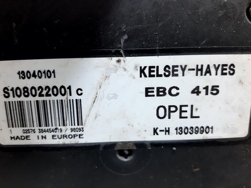 KH13039901 abs para OPEL VECTRA B BERLINA BASICO 1997 142955 1097917 - Imagen 6 de 22