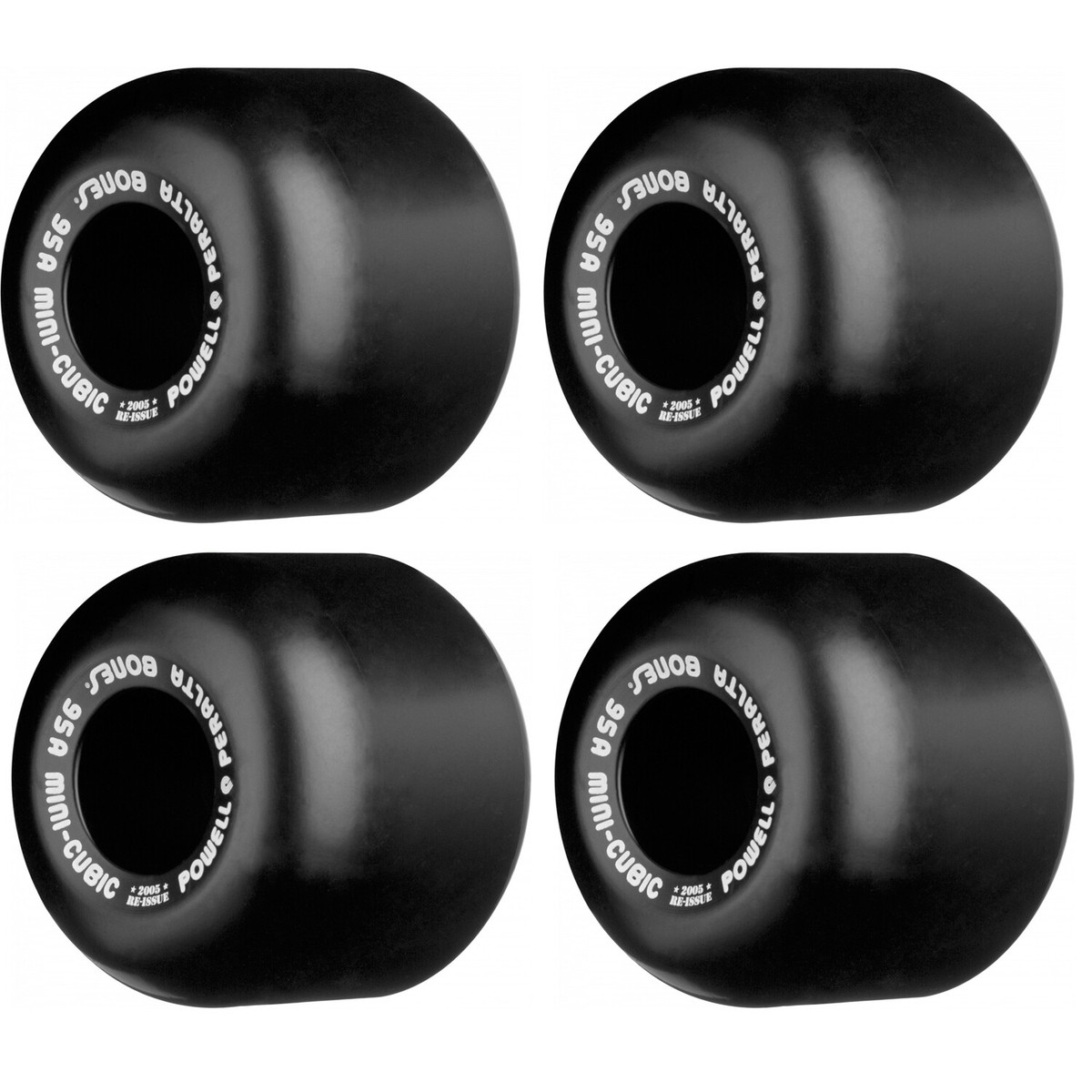 スケートボード POWELL PERALTA MINI-CUBIC 64mm(x58mm)95a Powell Peralta Mini-Cubic Skateboard Wheels 64mm 95a - Blue