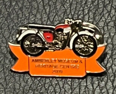 MOTORRAD Pin Anstecker AMBERLEY MUSEUM & HERITAGE CENTER 2009