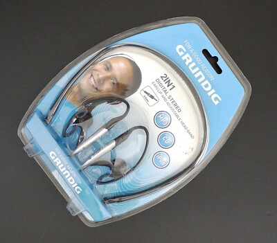 Original GRUNDIG 2in1 Digital Stereo Kopfhörer/Headphones NOS/OVP